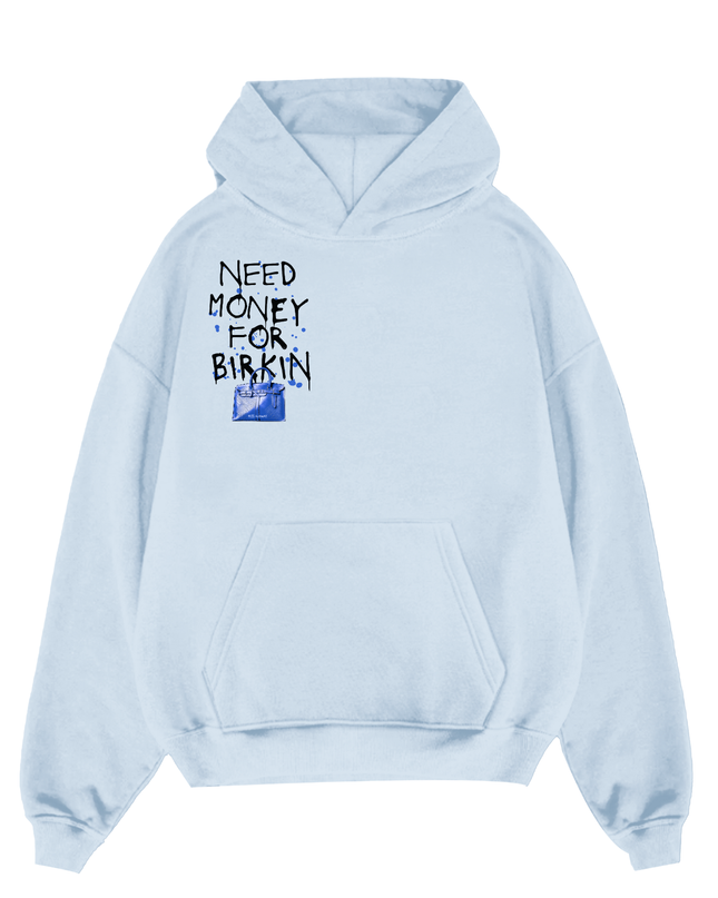 Need Money For Bags Royal Blue Hoodie Kids