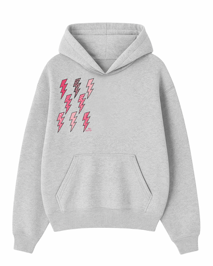 Lightning Bolt Printed Hoodie
