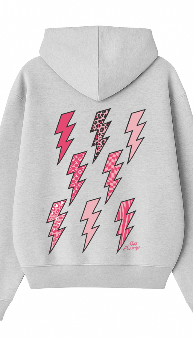 Lightning Bolt Printed Hoodie – additional view
