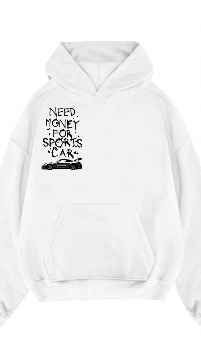 Need Money For Sports Car Black Hoodie – image 6