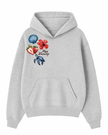 Strawberry Sunshine Printed Hoodie