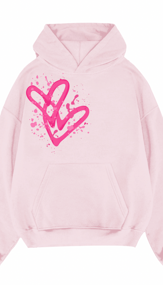 Pink Hearts Hoodie – image 4