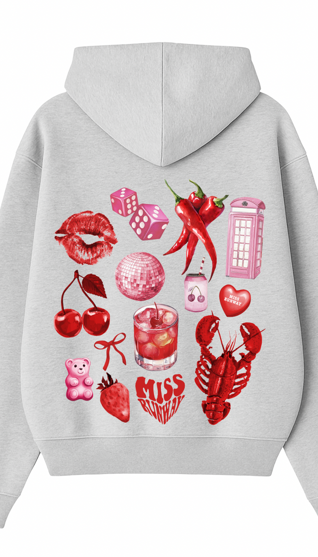 Disco Lobster Printed Hoodie – additional view