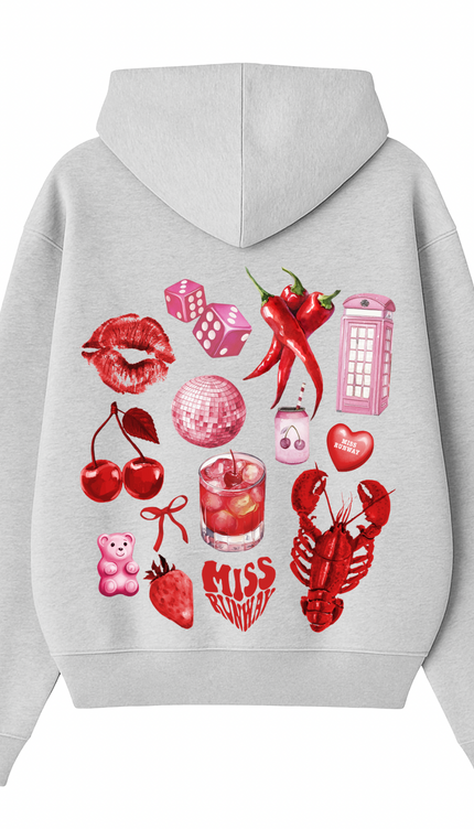 Disco Lobster Printed Hoodie – additional view