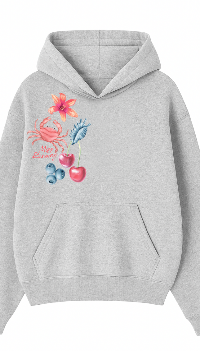 Peachy Summer Printed Hoodie – image 4