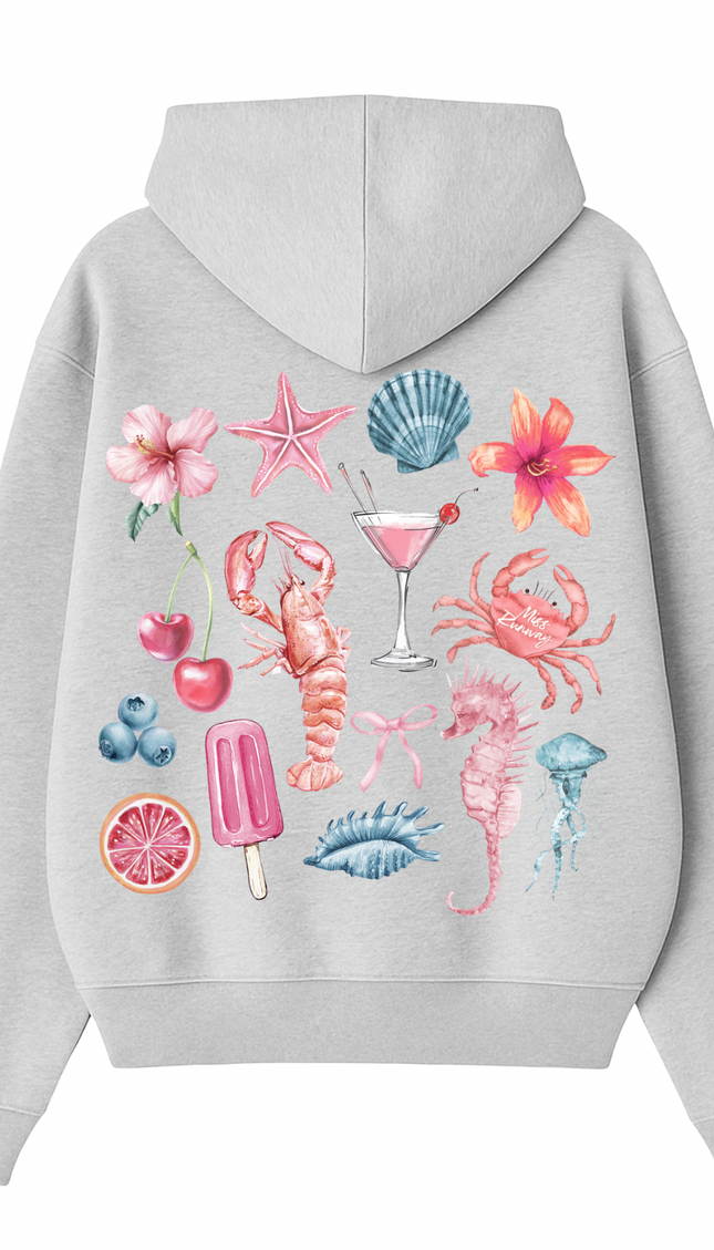 Peachy Summer Printed Hoodie – additional view