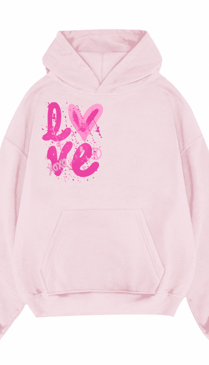 Love Printed Hoodie – image 8