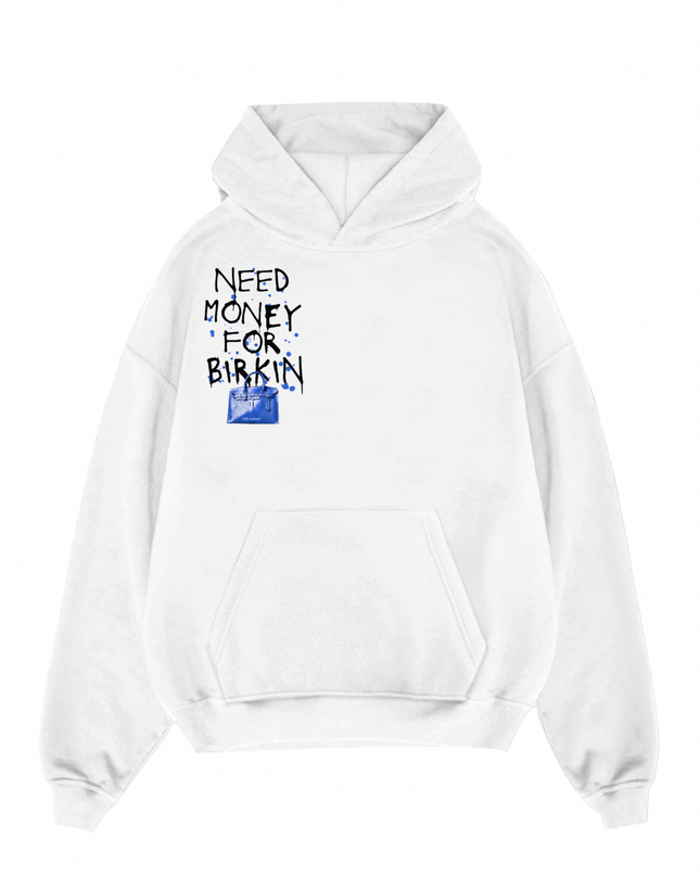 Need Money For Bags Royal Blue Hoodie Kids
