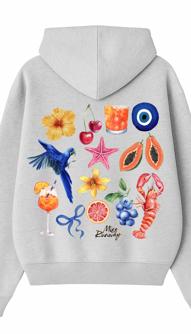 Summer Splash Printed Hoodie – additional view