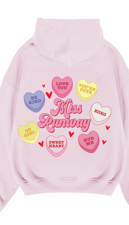 Miss Runway Love Heart Hoodie – image 5