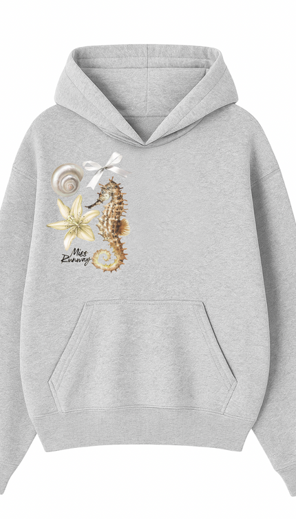 Seahorse Dreams Printed Hoodie – image 4