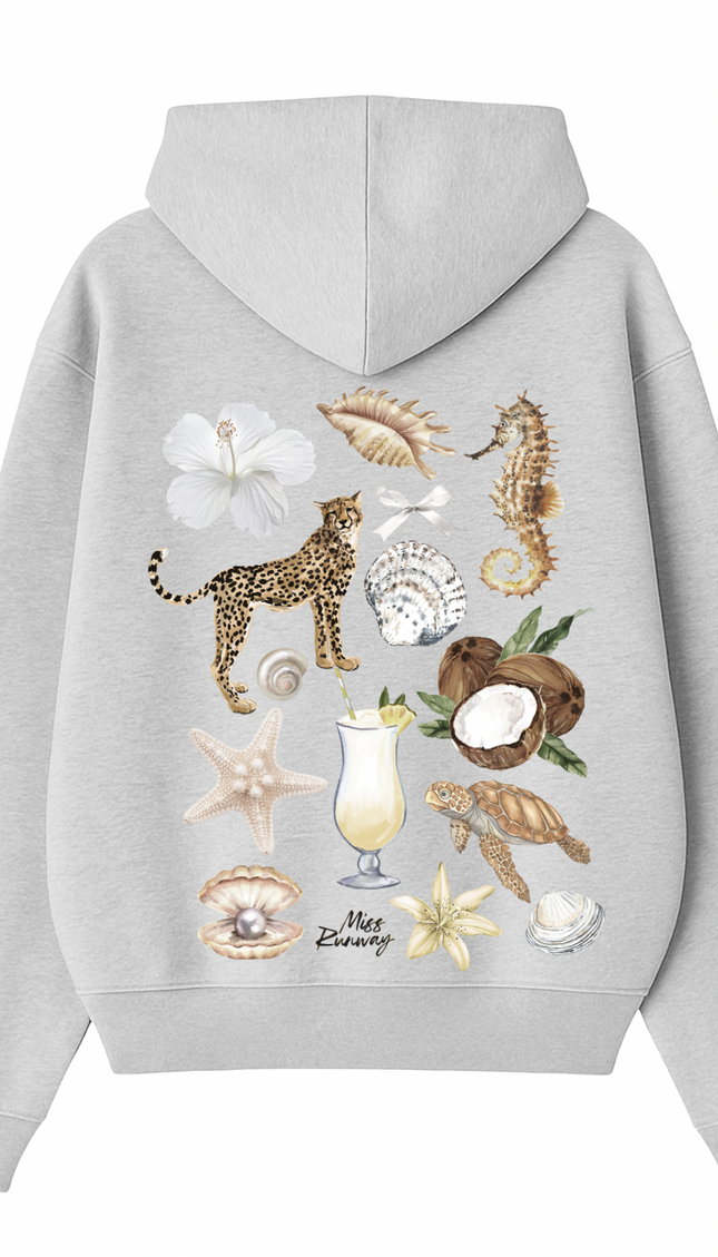Seahorse Dreams Printed Hoodie – additional view