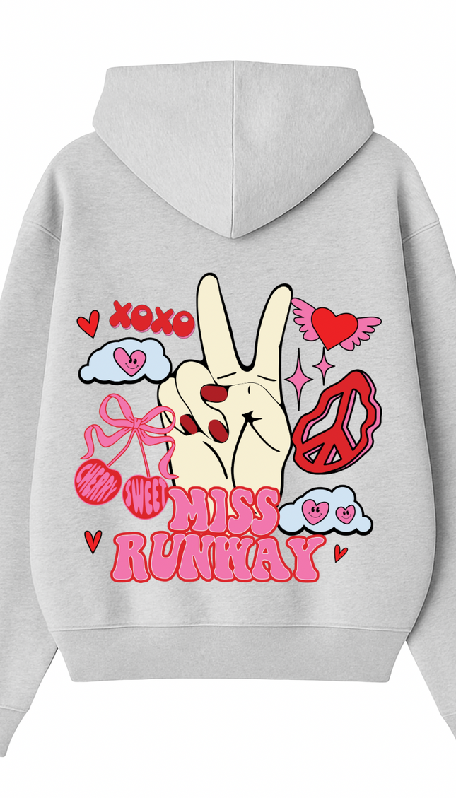 Cherry Sweet Peace Hoodie – additional view