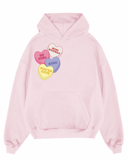 Miss Runway Love Heart Hoodie Kids