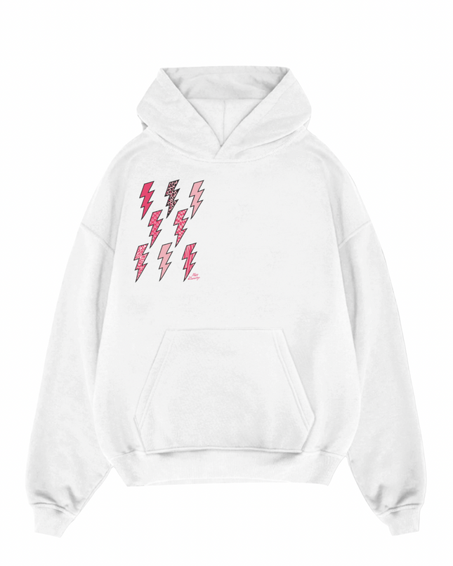 Lightning Bolt Printed Hoodie Kids