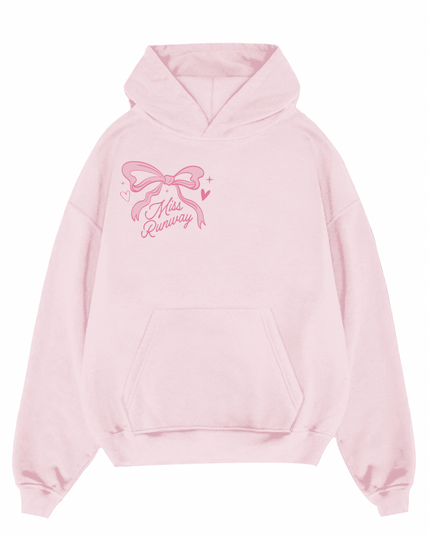 Ribbon Lovers Club Printed Hoodie Kids