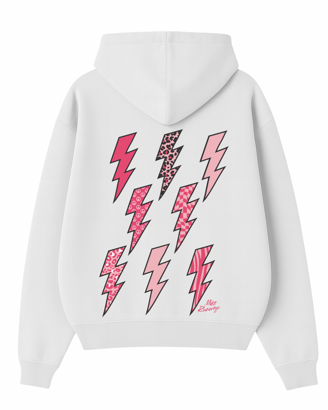 Lightning Bolt Printed Hoodie Kids