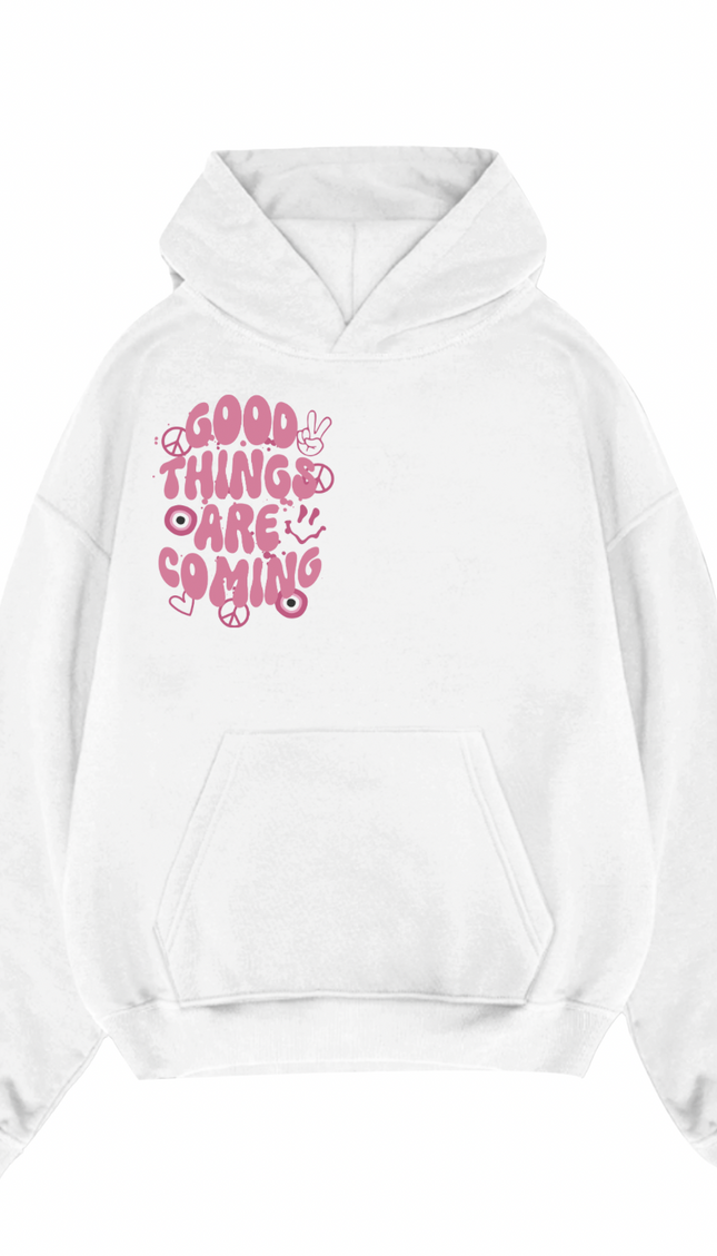 Good Things Are Coming Printed Hoodie – image 6
