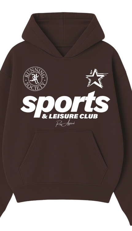 Sports & Leisure Club Hoodie Burgundy by Miss Runway – image 2