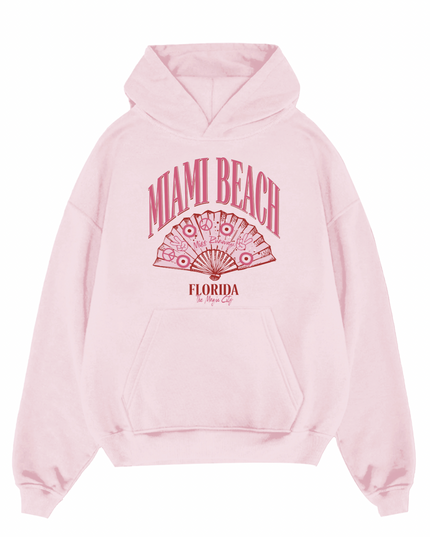 MIAMI Beach Printed Hoodie