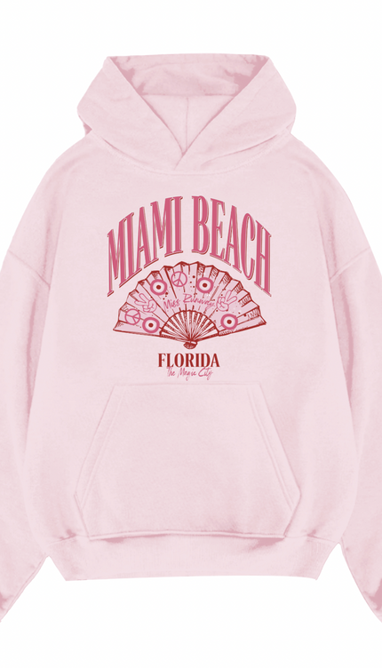 MIAMI Beach Printed Hoodie – additional view
