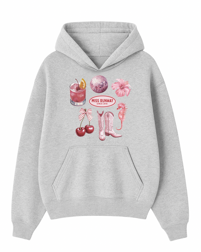 Summer Disco Printed Hoodie Kids