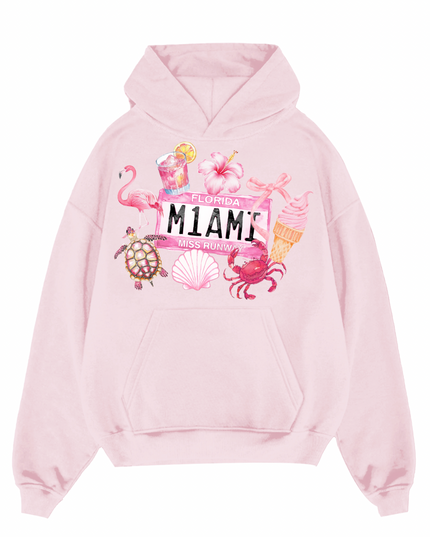 MIAMI Florida Printed Hoodie