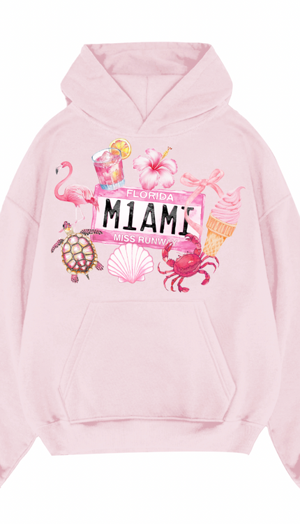 MIAMI Florida Printed Hoodie – image 4