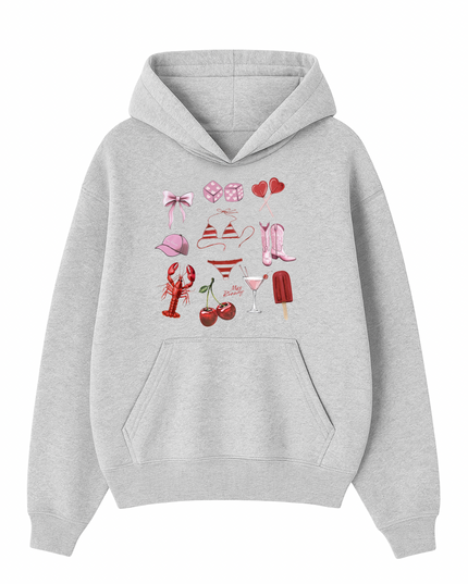 Beach Day Printed Hoodie