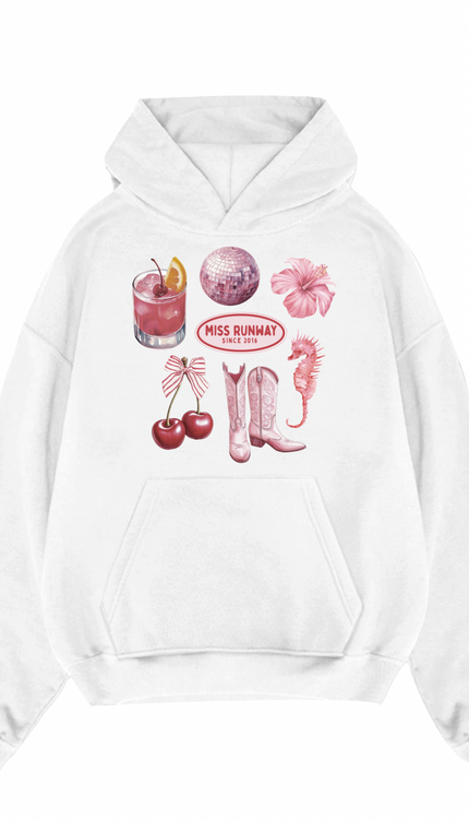 Summer Disco Printed Hoodie – additional view