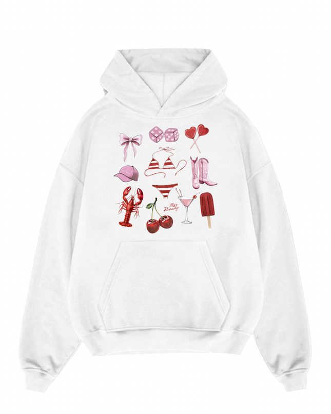 Beach Day Printed Hoodie Kids