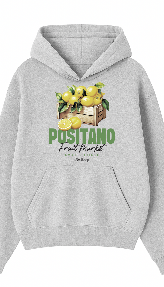 Positano Fruit Market Hoodie by Miss Runway – image 2