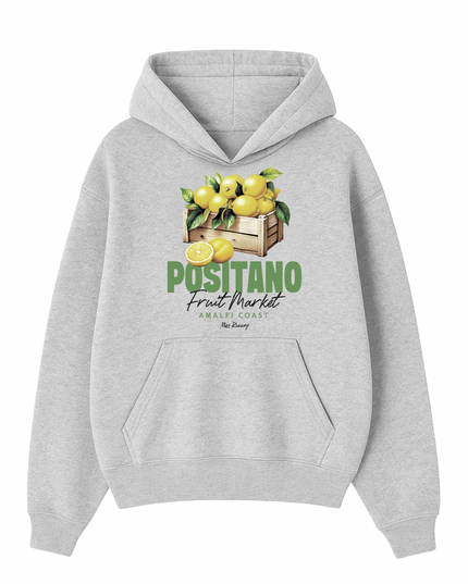 Positano Fruit Market Printed Hoodie Kids