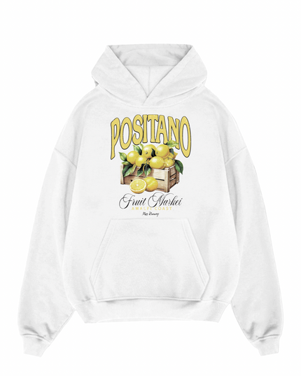 Positano Lemons Printed Hoodie Kids
