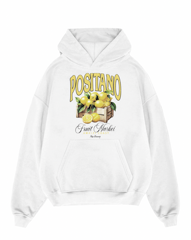 Positano Lemons Printed Hoodie Kids