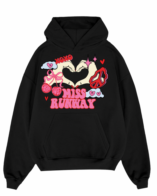 Miss Runway XOXO Cherry Sweet Printed Hoodie Kids