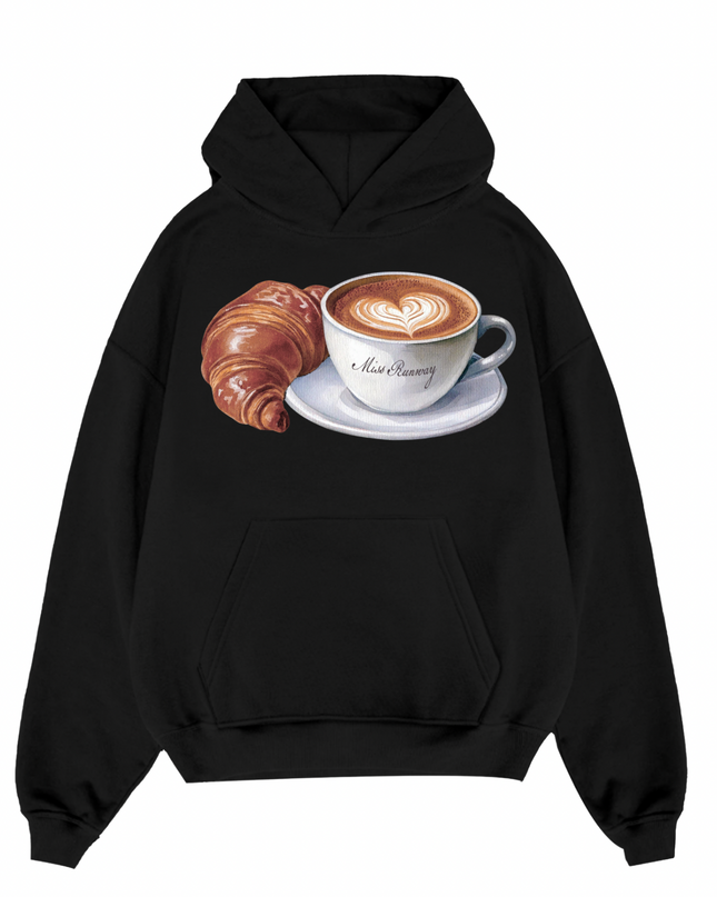 Coffee Club Printed Hoodie Kids