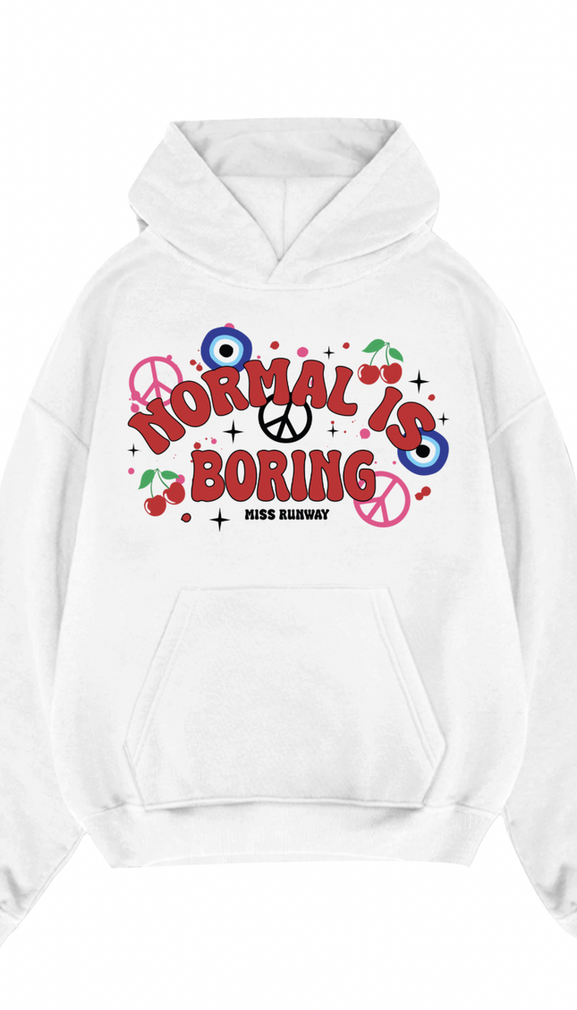 Normal Is Boring Hoodie – additional view