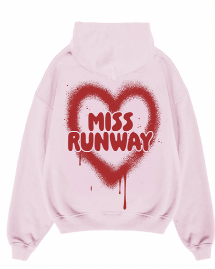 Miss Runway Heart Hoodie Kids