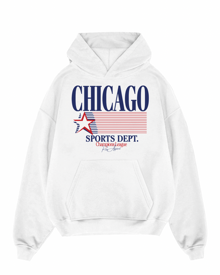 Chicago Sports Dept Printed Hoodie Kids