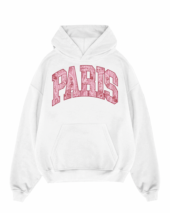 Paris Paisley Printed  Hoodie Kids