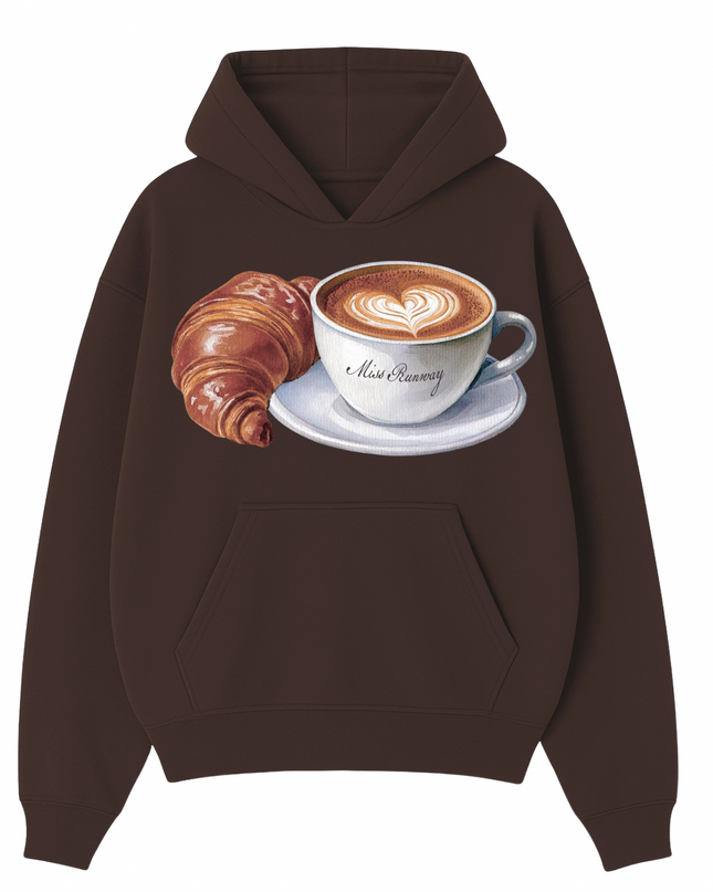 Coffee Club Printed Hoodie Kids