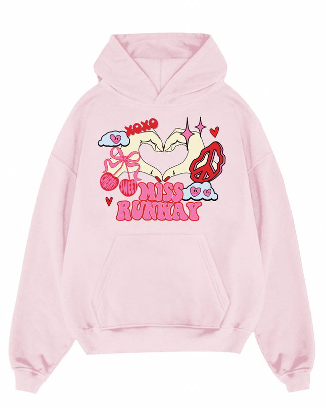 Miss Runway XOXO Cherry Sweet Printed Hoodie Kids