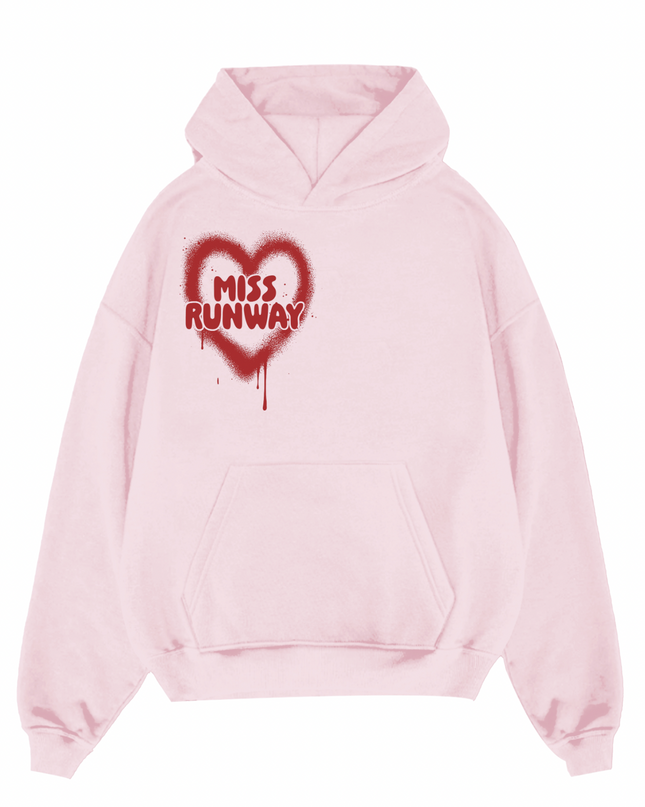 Miss Runway Heart Hoodie Kids