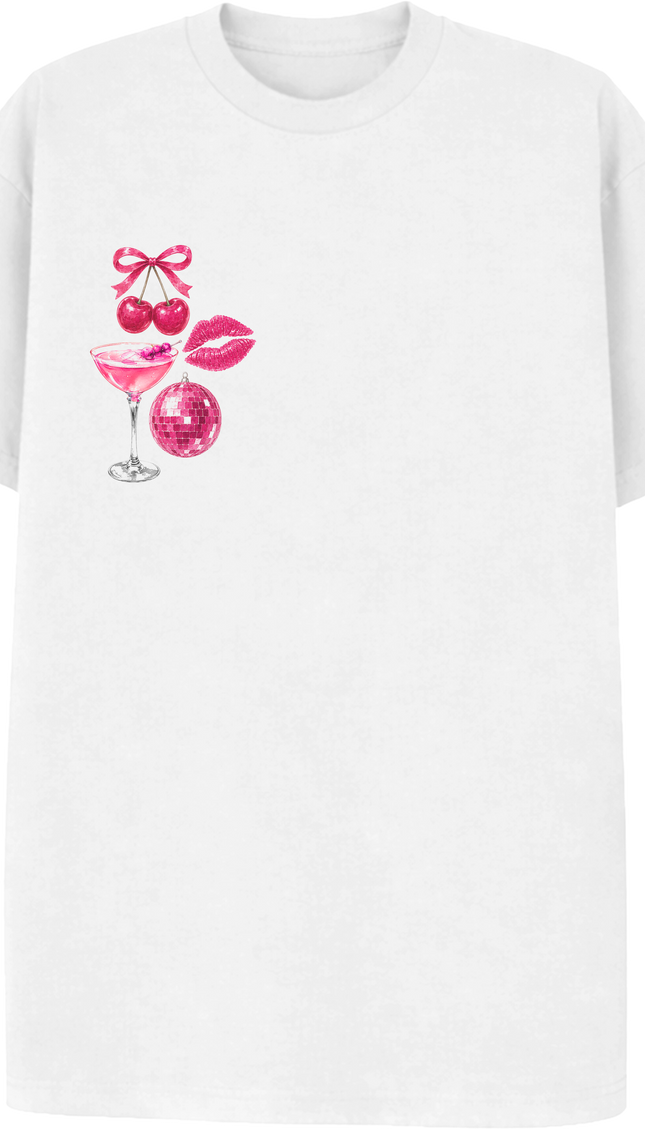 Paisley Reverie T-shirt Hot Pink by Miss Runway – image 2