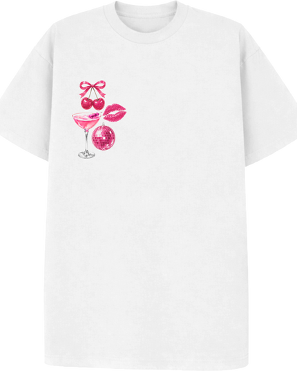Paisley Reverie T-shirt Hot Pink