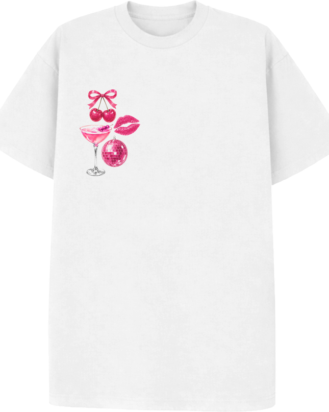 Paisley Reverie T-shirt Hot Pink