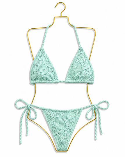 Sun-kissed Soleil Lace Bikini Mint (Pre order 28th June)