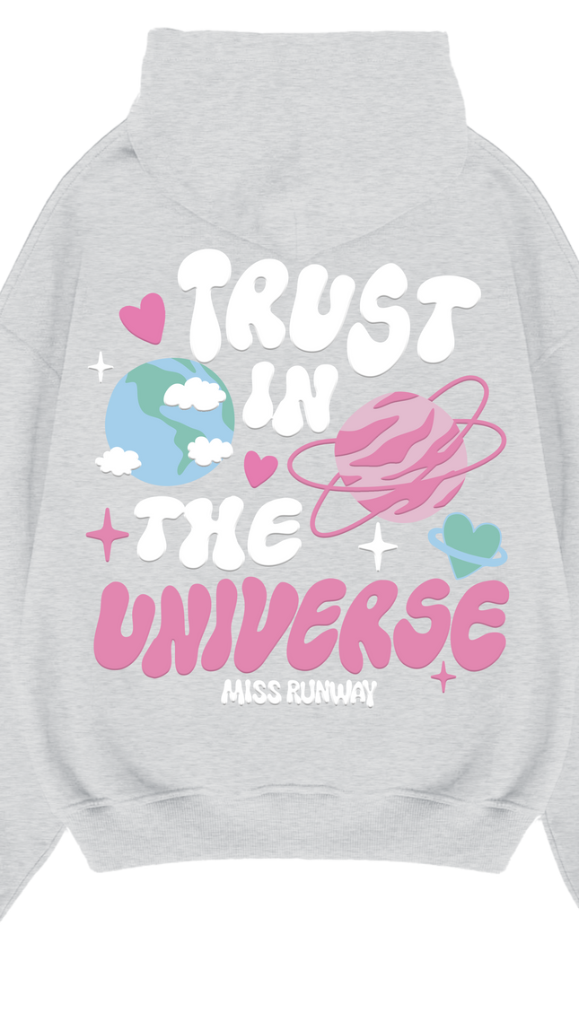 Trust In The Universe Hoodie – adult printed hoodie by Miss Runway