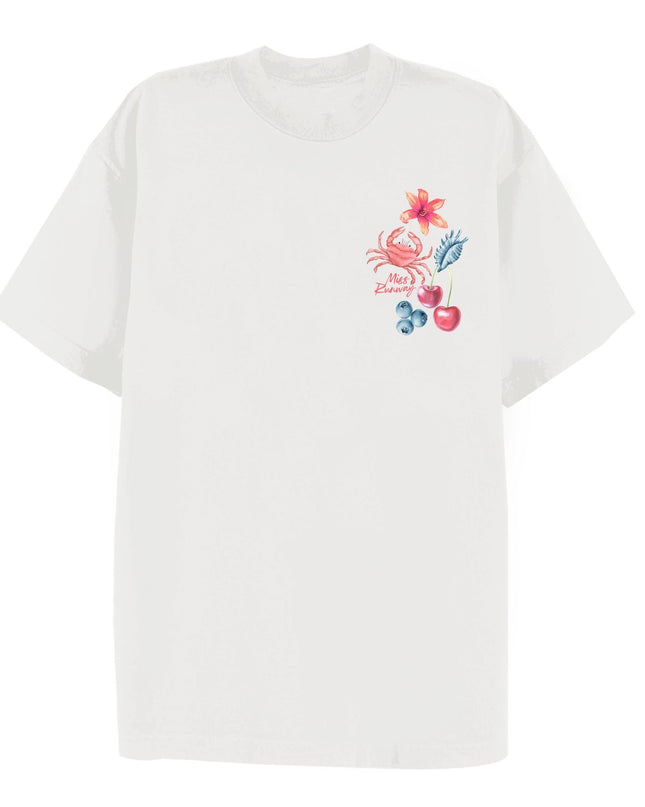 Peachy Summer Printed T-shirt Adult